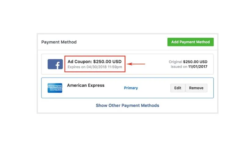 Facebook 廣告積分有有效期限嗎?